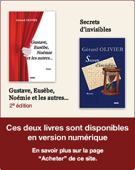 Livres de Gérard Olivier édités en version numérique